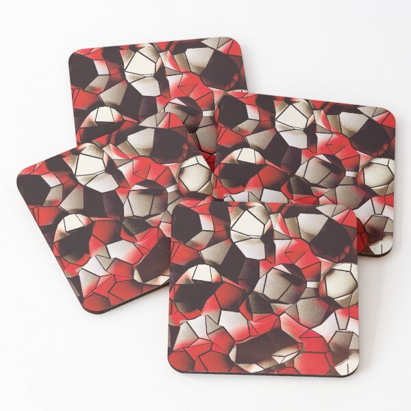 Item preview, Various Red and Black Shapes designed and sold by Dusalty.