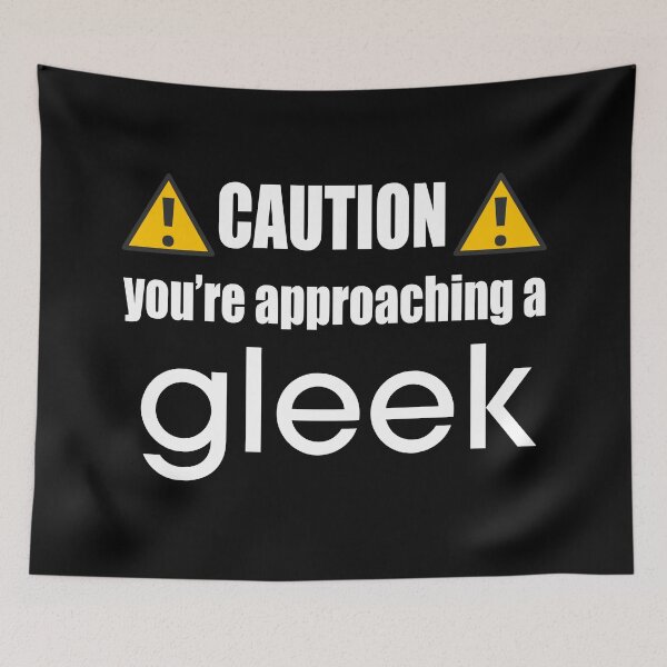 Item preview, Caution you're approaching a Gleek (Black) designed and sold by AlexVR.