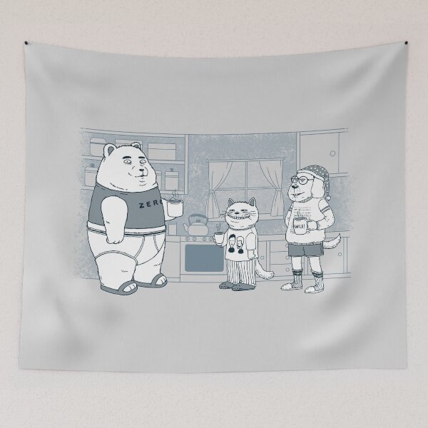 Item preview, Morning Coffee with Friends designed and sold by pigboom.