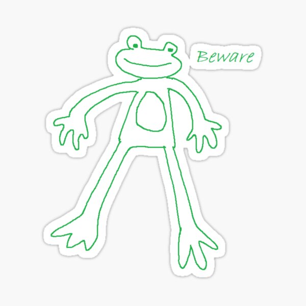 Item preview, Beware frog designed and sold by Fr0ggee.