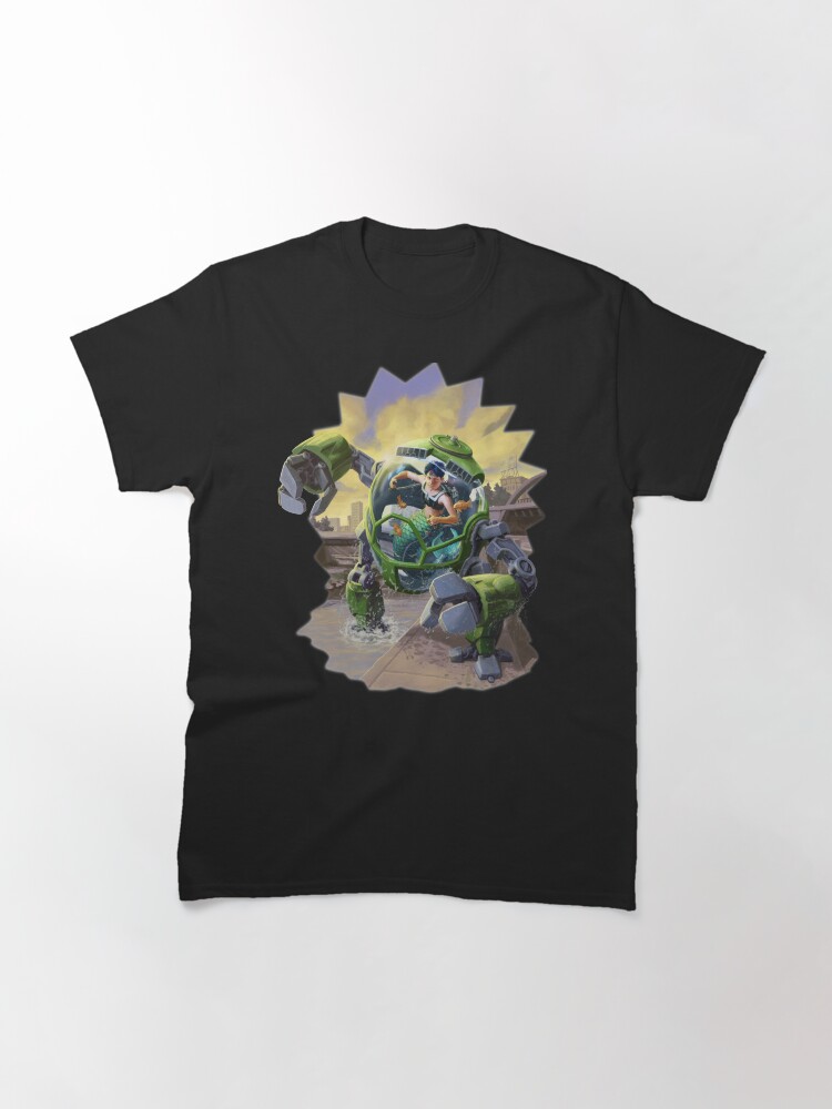 Thumbnail 3 of 7, Classic T-Shirt, Mer-Tank: OverSea Vehicle designed and sold by jasoncmeyer.