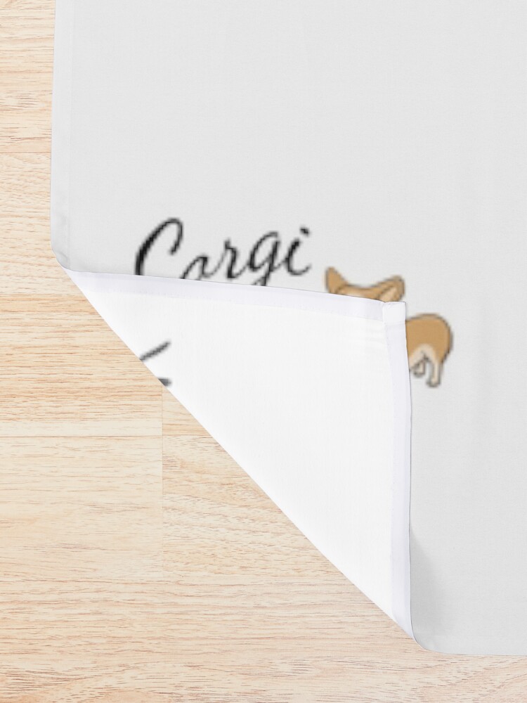 Alternate view of Corgi Mom Shower Curtain