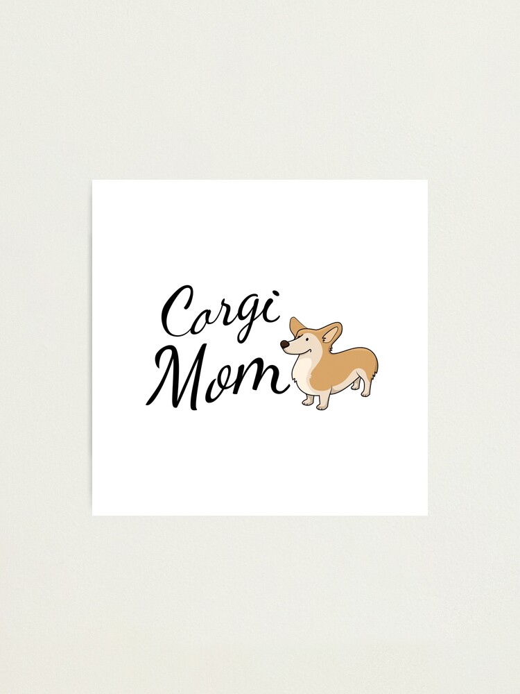 Alternate view of Corgi Mom Photographic Print