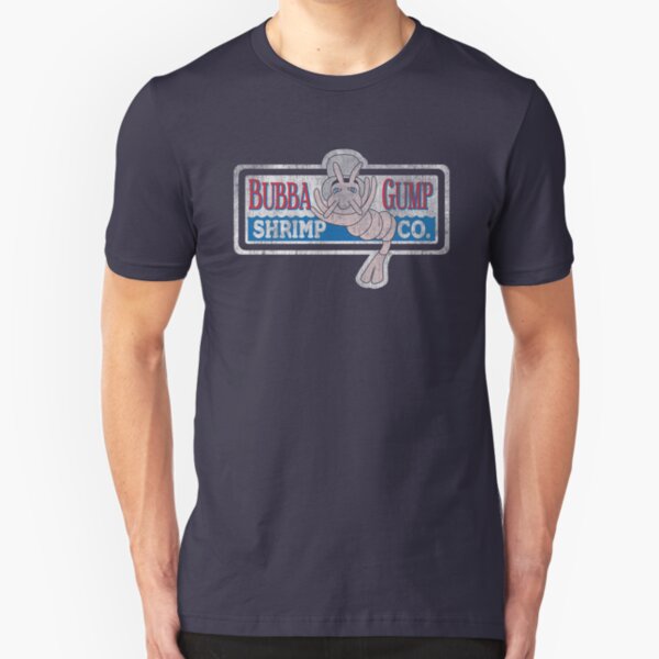 Forrest Gump Bubbas Shrimp Co Slim Fit T-Shirt