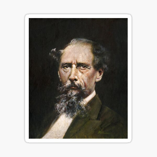 Item preview, Charles Dickens Portrait designed and sold by mictomart.