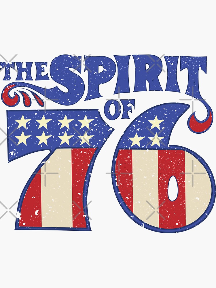 The Spirit 76 Vintage Retro 4th Of July Independence Day Premium T-Shirt The Spirit 76 Vintage Retro 4th Of July Independence Day Premium T-Shirt