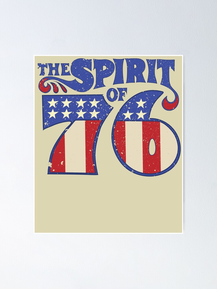 The Spirit 76 Vintage Retro 4th Of July Independence Day Premium T-Shirt The Spirit 76 Vintage Retro 4th Of July Independence Day Premium T-Shirt