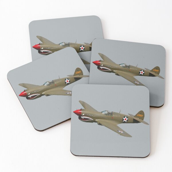 Item preview, WW II P40 Fighter - The Flying Tigers designed and sold by VintageTeesNow.