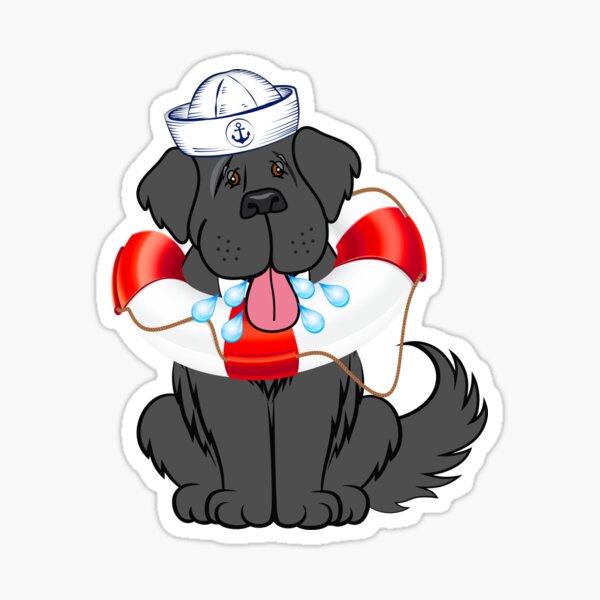 Sailor Newfie Sticker