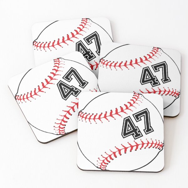 Item preview, Baseball Player Jersey No 47 Back Number #47 Ball Sport Sticker Gift designed and sold by theshirtinator.
