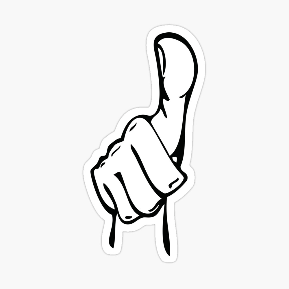 Human hand showing thumbs up gesture in sketch Vector Image