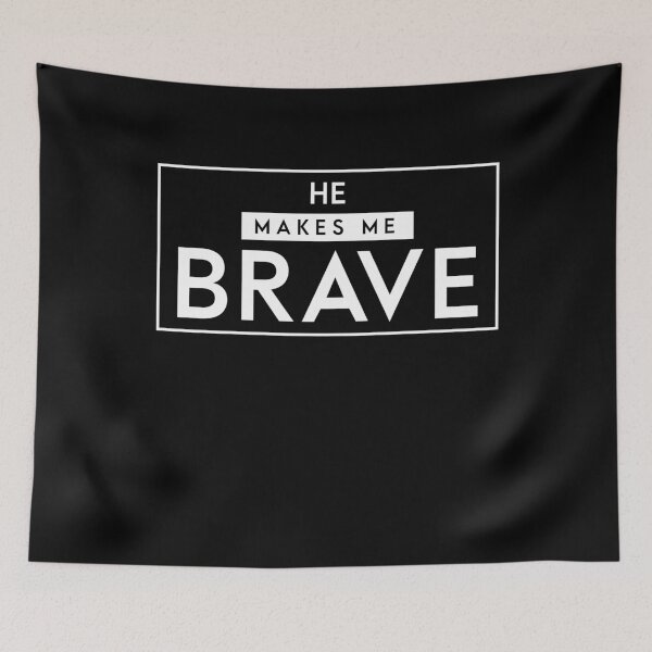 Item preview, Courageous with God's help designed and sold by GoodNewsDesign.