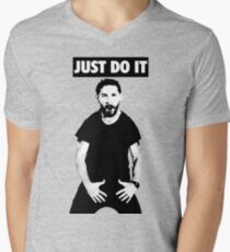 Shia LaBeouf Just Do It Men's V-Neck T-Shirt
