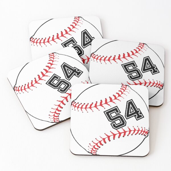 Item preview, Baseball Player Jersey No 54 Back Number #54 Ball Sport Sticker Gift designed and sold by theshirtinator.
