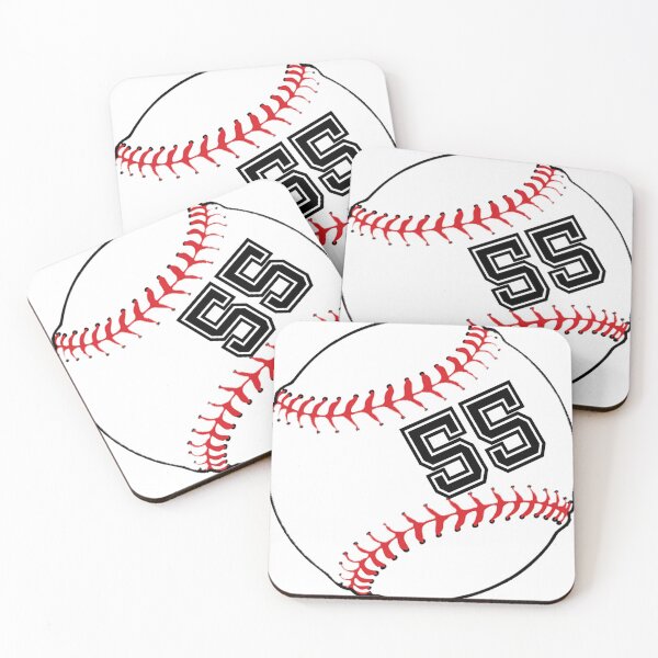 Item preview, Baseball Player Jersey No 55 Back Number #55 Ball Sport Sticker Gift designed and sold by theshirtinator.