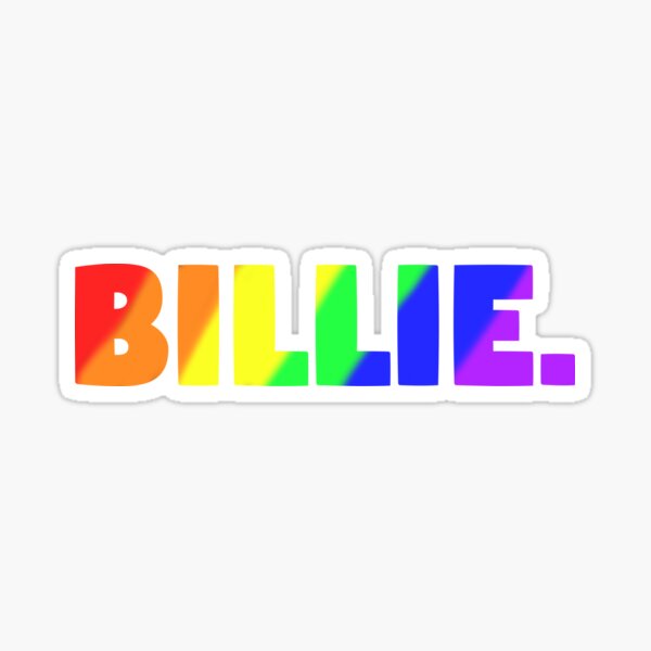 Billie Sticker By Ellesihg Redbubble