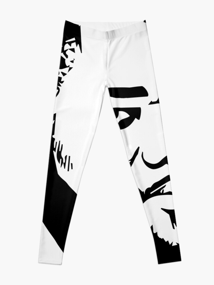 Lebron James Pattern - White Text Black Background Leggings for Sale by  charisdillon