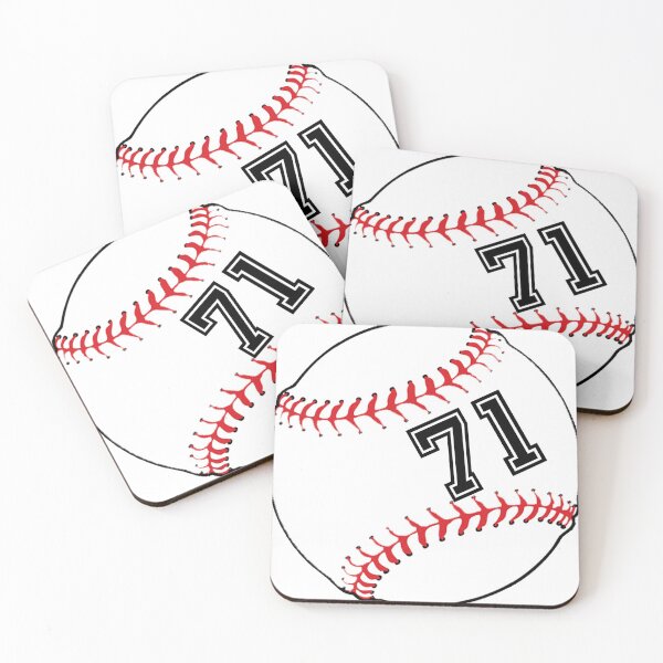 Item preview, Baseball Player Jersey No 71 Back Number #71 Ball Sport Sticker Gift designed and sold by theshirtinator.