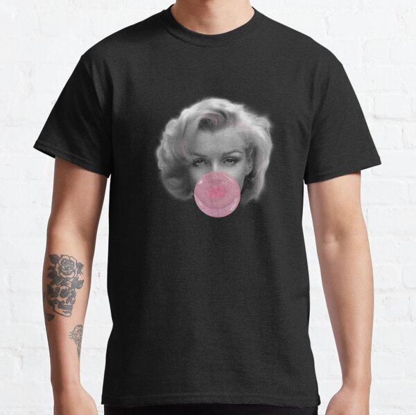 Chicle chicle rosado de Marilyn Monroe diseñado por UrbanHero Camiseta clásica