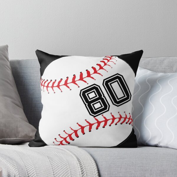 Item preview, Baseball Player Jersey No 80 Back Number #80 Ball Sport Sticker Gift designed and sold by theshirtinator.