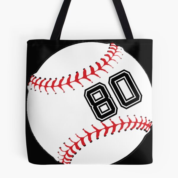 Item preview, Baseball Player Jersey No 80 Back Number #80 Ball Sport Sticker Gift designed and sold by theshirtinator.