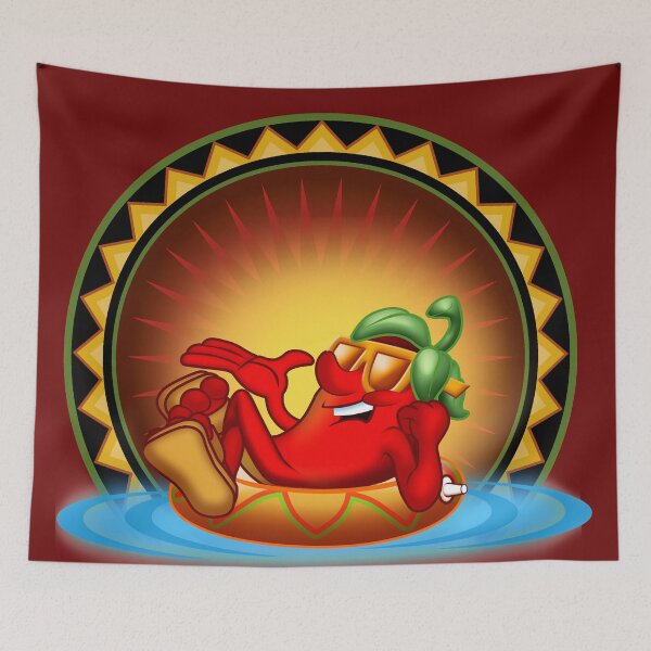 Item preview, Chillin chile pepper designed and sold by Wonderful world of whimsical Art of yesteryear and today .