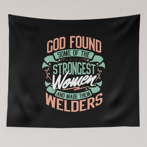 Artikelvorschau, Strong Woman Welders Profession Gift entworfen und verkauft von haselshirt.