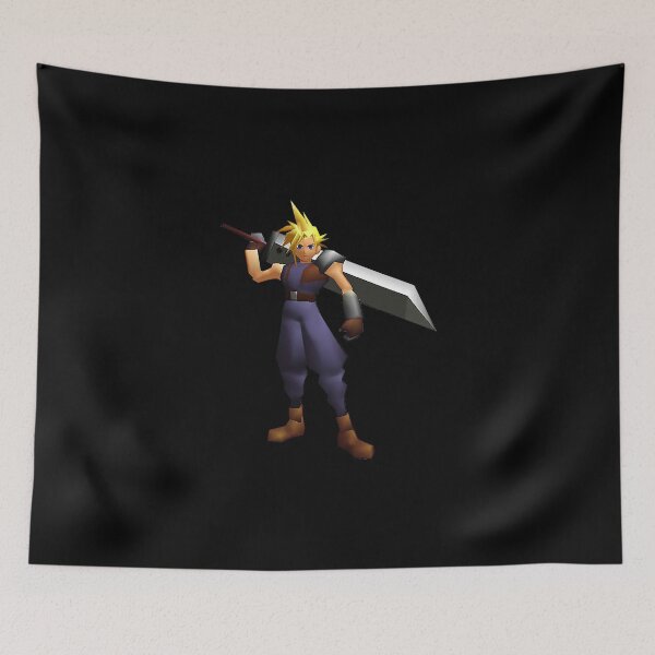 Item preview, Final Fantasy VII Cloud Strife designed and sold by Wizardofpizza.