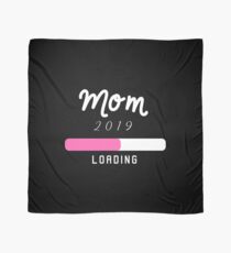 Womens Mom 2019 Loading - Lustiges Design für Baby Shower Geschenk Tuch
