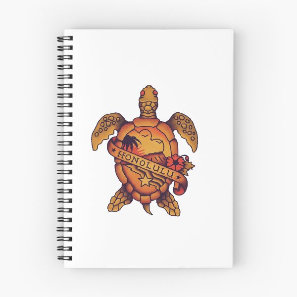 Item preview, Honolulu Turtle - Old School American Style Tattoo designed and sold by JamesShannon.