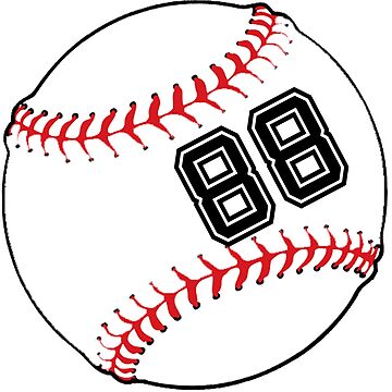  Baseball Jersey #88, Trendy Baseball, Baseball Ball