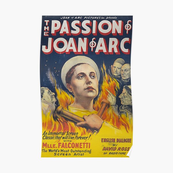 PHOTO PRINT ORIGINAL ART GIFT JOAN OF ARC HOPE POSTER