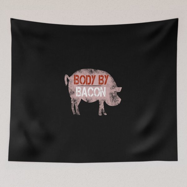 Item preview, product Bacon - Body By - Funny Food Gifts designed and sold by stuch75.