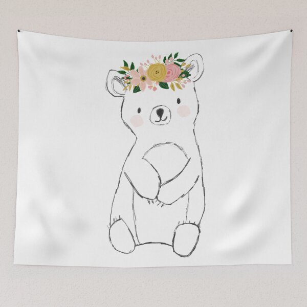 Item preview, CUTE BEAR DRAWING designed and sold by ReignGFX.