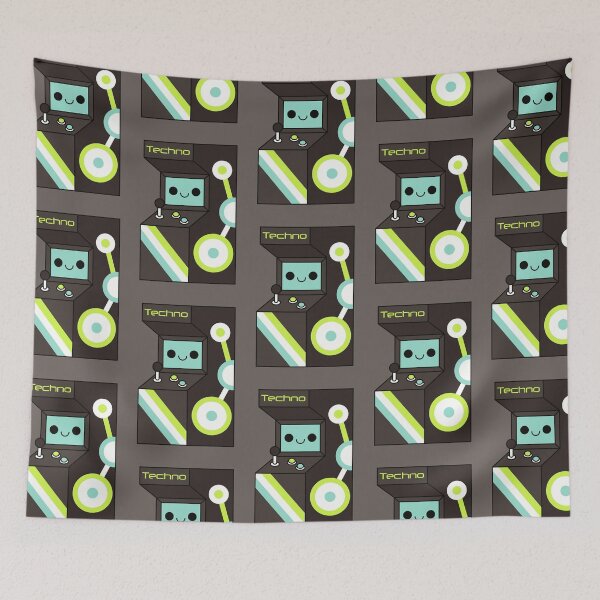 Item preview, kawaii techno arcade designed and sold by kittybox.