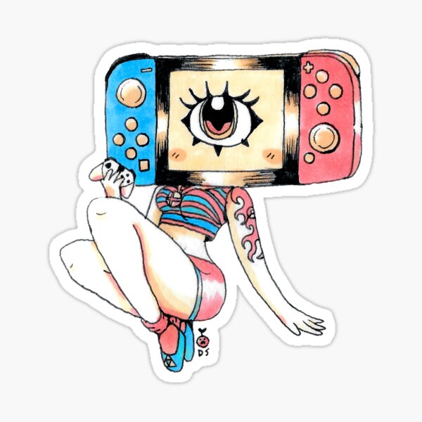 Cindy Switch the Smash Babe Sticker