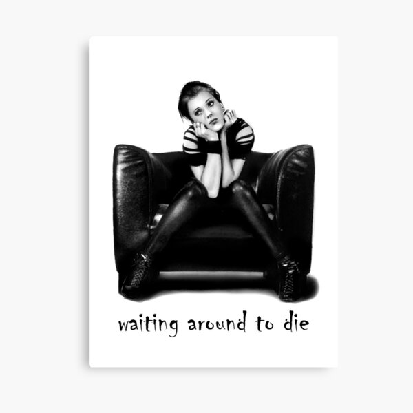 Waiting around to die (Charcoal drawing) Canvas Print