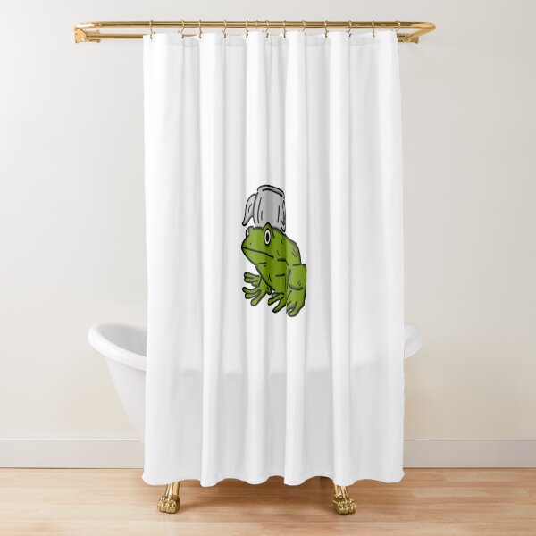 Frog with a teapot - Over the Garden Wall Shower Curtain for Sale by  doodlesbyben