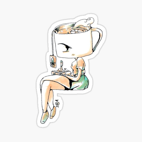 Jamie the Green Tea Sticker