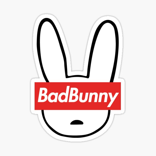 Download Bad Bunny X100pre Stickers | Redbubble