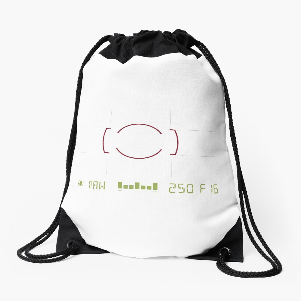 Camera Viewfinder Drawstring Bag