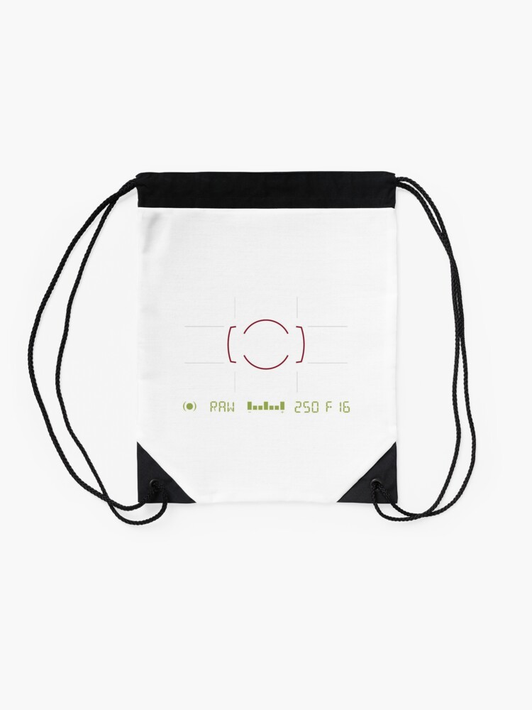Alternate view of Camera Viewfinder Drawstring Bag