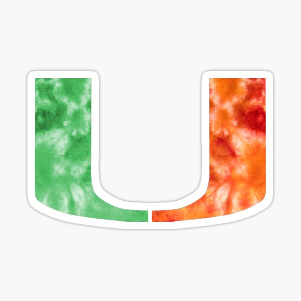 Artikel-Vorschau von Universität von Miami Krawatte gefärbt, designt und verkauft von sedrann15.