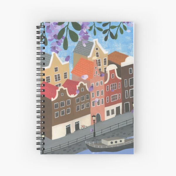 A Day in Amsterdam Spiral Notebook