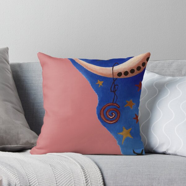 Item preview, Moon, stars and swirl night  designed and sold by KnowingWonder.