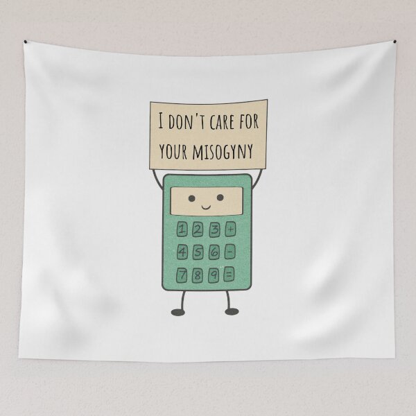 Item preview, i don't care for your misogyny - women in stem  designed and sold by GrasslandDesign.
