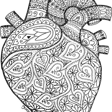 Human Anatomy Mindfulness Mandala Coloring Pages, Anatomy