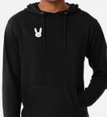 Bad Bunny Sticker Best Quality - Bad Bunny Logo Decal x100PRE Lightweight Hoodie