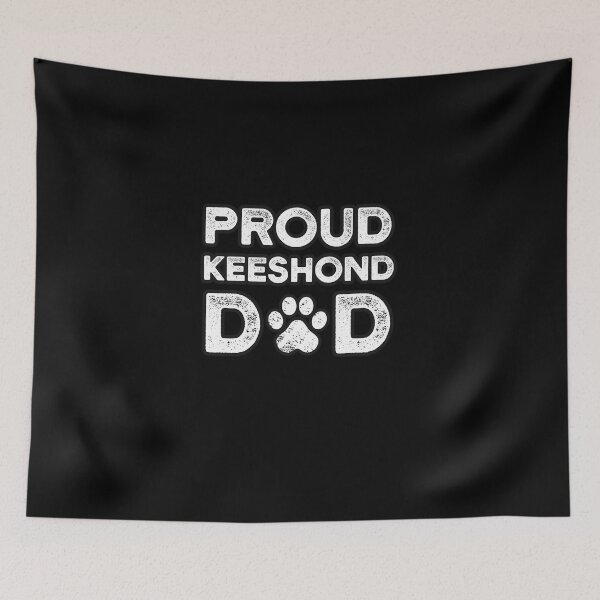 Item preview, Keeshond Dad, Proud Dog Papa designed and sold by UneDesigns.