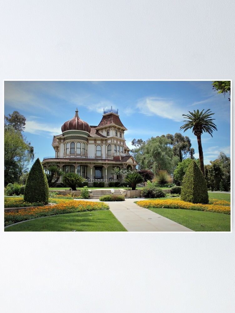 The Morey Mansion Poster By Donnamoore Redbubble